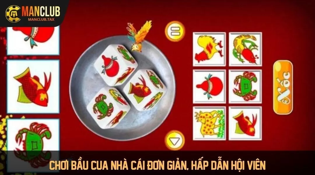 Tham gia trải nghiệm game bầu cua đơn giản, nhanh chóng