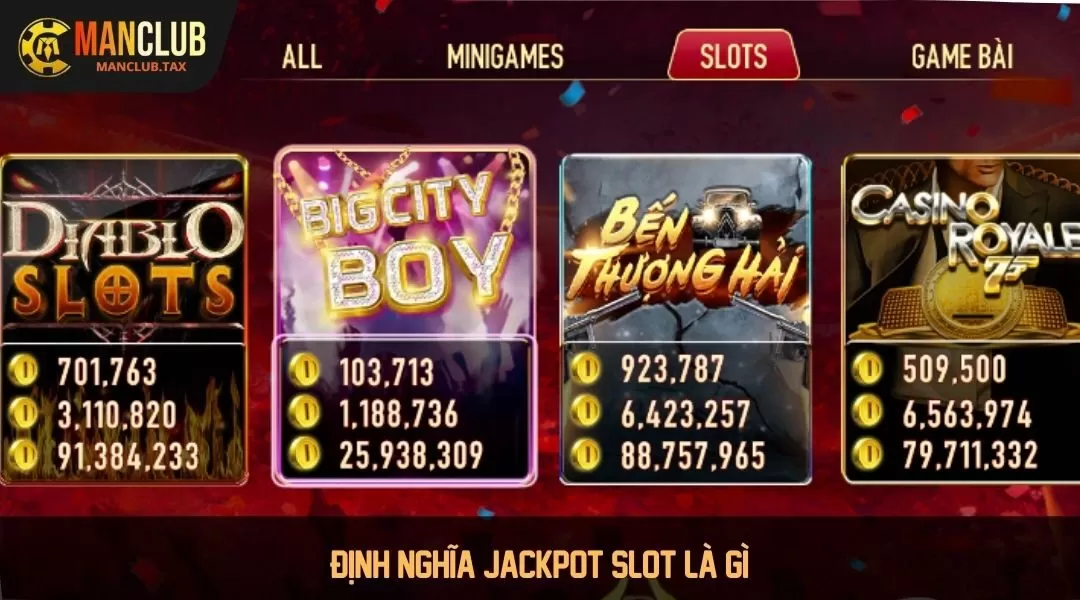 Định nghĩa Jackpot Slot là gì