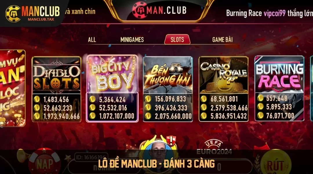 Lô đề Manclub - đánh 3 càng