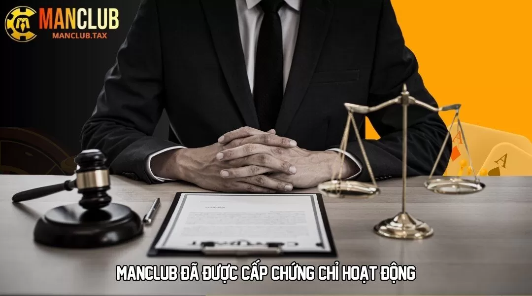 MANCLUB đã được cấp chứng chỉ hoạt động