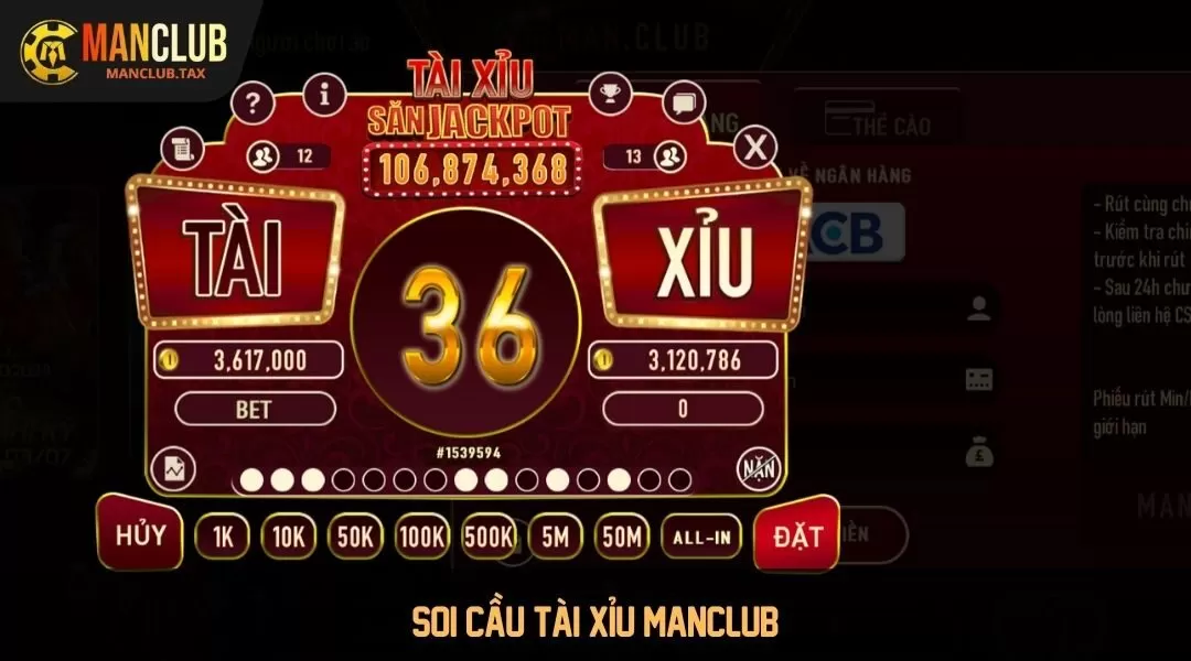 Soi cầu Tài xỉu Manclub